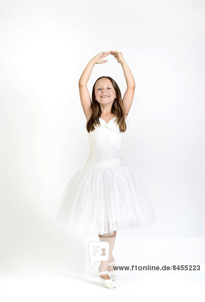 Young ballerina wearing a tutu