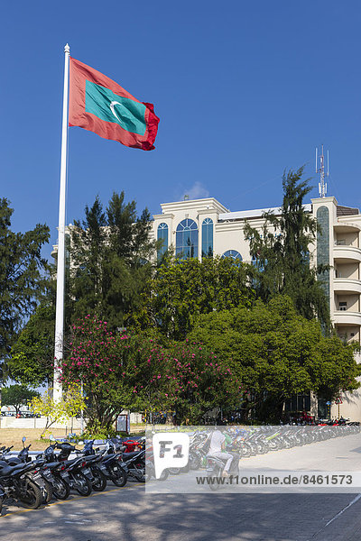 Flag of the Maldives  Malé  North Malé Atoll  Maldives