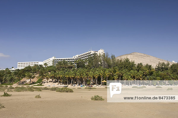 Beach of Morro Jable  Jandia  Fuerteventura  Canary Islands  Spain