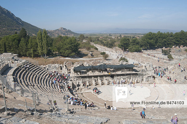 Großes Theater  Ephesos  Provinz Izmir  Ägäisregion  Türkei
