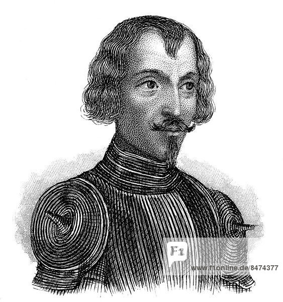 Porträt von Götz von Berlichingen  1480 - 1562  deutscher Reichsritter