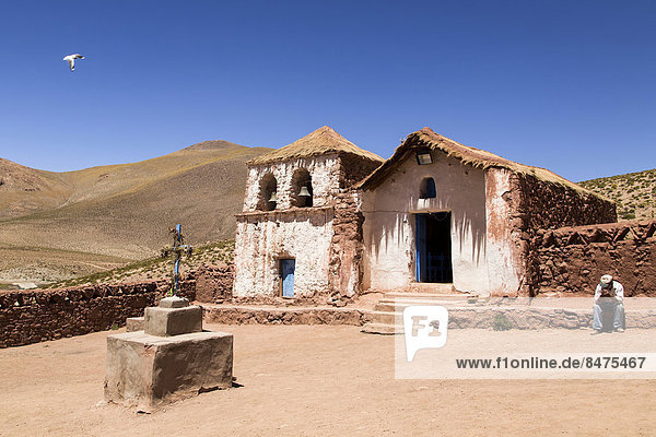 Kirche von Machuca  Anden  Atacama-Wüste  Chile