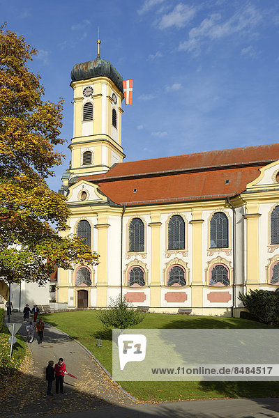 'Pilgrimage Church of Maria Steinbach  chuch to ''Our Lady of Sorrows''  Maria Steinbach  Legau  Bavarian Swabia  Allg‰u  Bavaria  Germany'