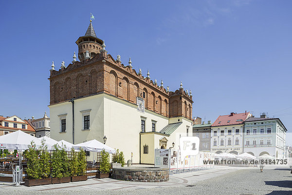 Gotisches Rathaus am Marktplatz  TarnÛw  Woiwodschaft Kleinpolen  Polen