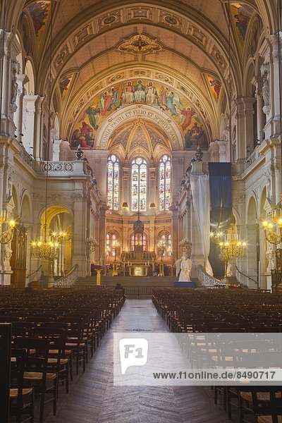 The interior of L'Eglise Saint Roch in Paris  France  Europe