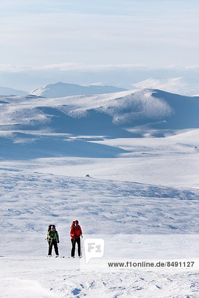 überqueren , Frau , Skisport , 2 , Lappland , Kreuz , Schweden