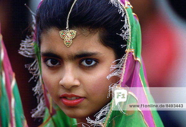 Dekoration Mädchen Haar Pakistan