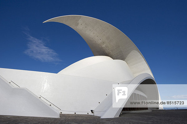 Auditorio de Tenerife  Architekt Santiago Calatrava  Santa Cruz di Tenerife  Teneriffa  Kanarische Inseln  Spanien