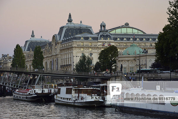Musée d'Orsay and the Seine  Paris  Île-de-France  France
