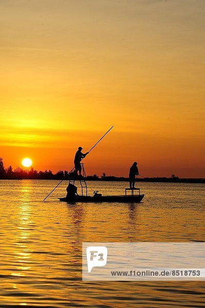 Sonnenuntergang  angeln