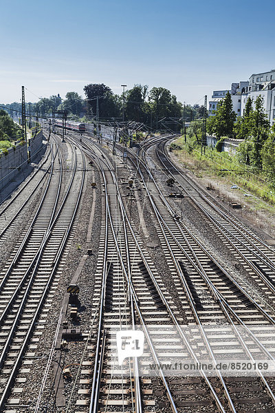 Germany  Ulm  Railroad rails