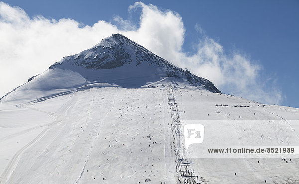 Italien  Südtirol  ßinschgau  Skigebiet am Stelßio Pass