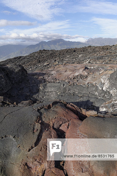 Naturdenkmal Tubo Volcánico de Todoque bei Las Manchas Lavafluss von 1949 La Palma Kanarische Inseln Spanien