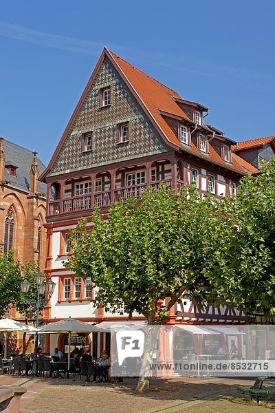Scheffelhaus  Marktplatz  Rhineland-Palatinate  Germany  Europe