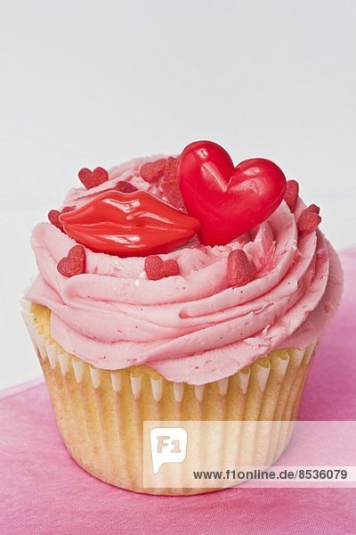 pink Eiscreme Eis cupcake