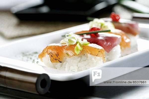 Sushi Lachs marinieren Thunfisch