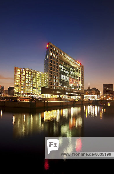'''Spiegel'' building  publishing house  HafenCity  Hamburg  Germany'