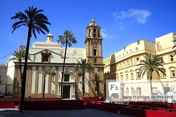 Iglesia de Santiago  Cadiz  Andalusien  Spanien  Europa