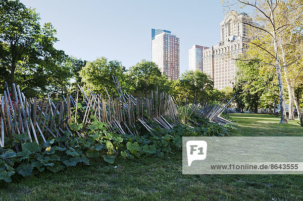Battery Urban Farm im Battery Park Manhattan New York USA