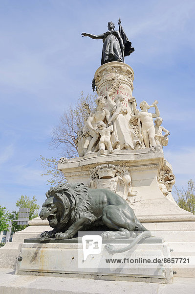 Denkmal Monument du Centenaire  Avignon  Vaucluse  Provence-Alpes-Cote d'Azur  Südfrankreich  Frankreich