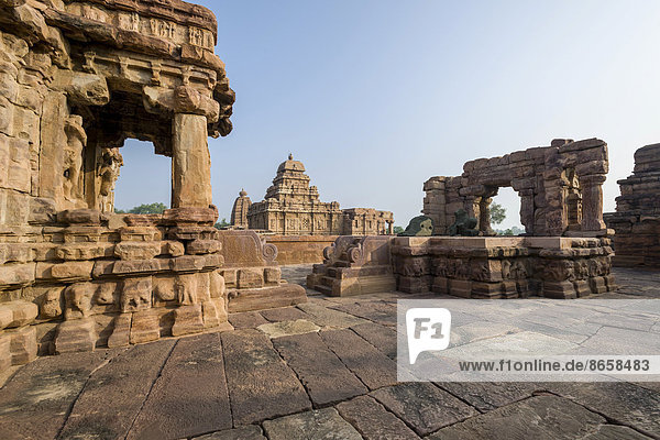 Sangameswara-Tempel  Pattadakal  Karnataka  Indien