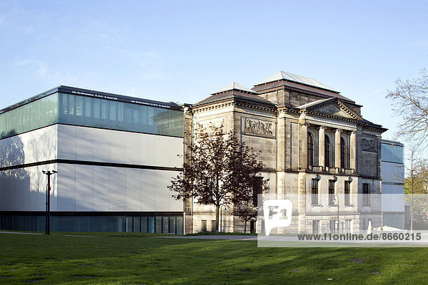 Bremer Kunsthalle mit Erweiterungsbau  Bremen  Deutschland