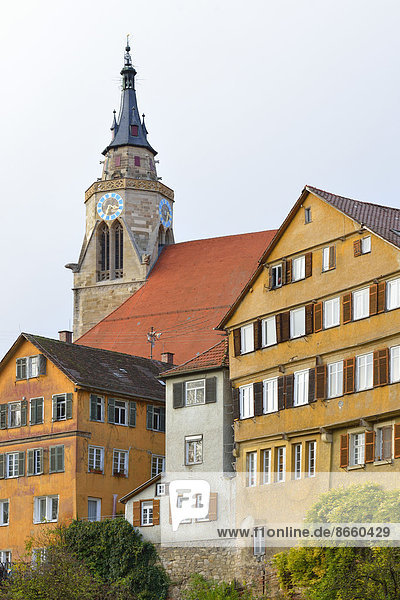 Stadt Geschichte Ansicht Baden-Württemberg Deutschland Tübingen
