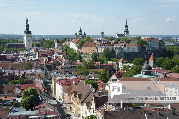 Tallinn Hauptstadt Stadt Kirche Estland