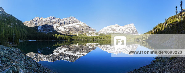 Kanada  British Columbia  Yoho Nationalpark  Lake O'Hara und Berge