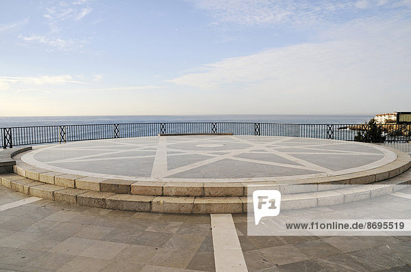 Balcon de Europa  Aussichtsplattform  Nerja  Provinz Málaga  Costa del Sol  Andalusien  Spanien