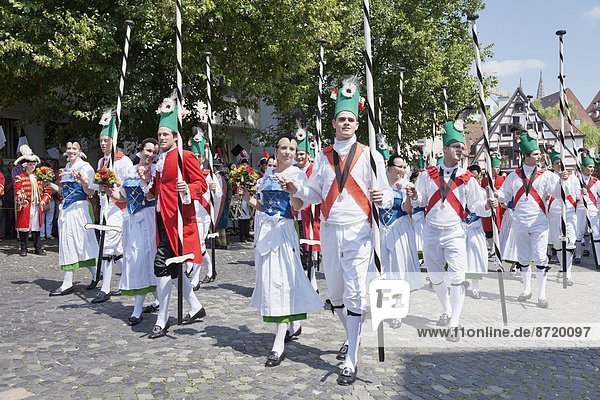 Europa  Tradition  tanzen  Geschichte  Deutschland  Parade  Ulm