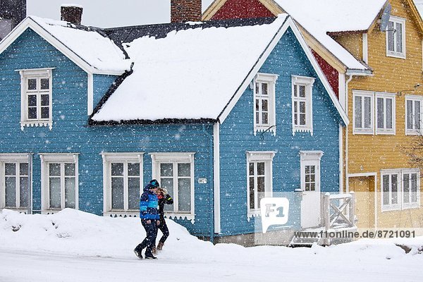 Tradition gehen Nostalgie Kreis vorwärts Zimmer Landschaftlich schön landschaftlich reizvoll Arktis Tromso