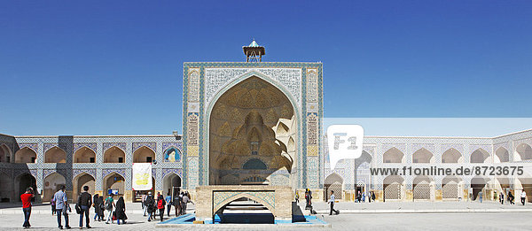 Schüler-Portal der Freitagsmoschee  Unesco-Weltkulturerbe  Isfahan  Provinz Isfahan  Persien  Iran