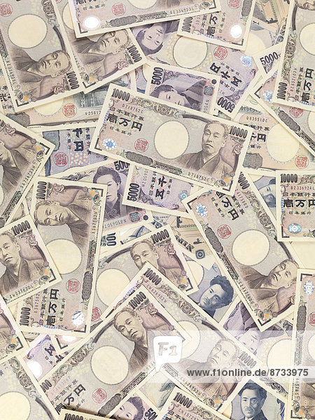 Yen japanische Banknoten