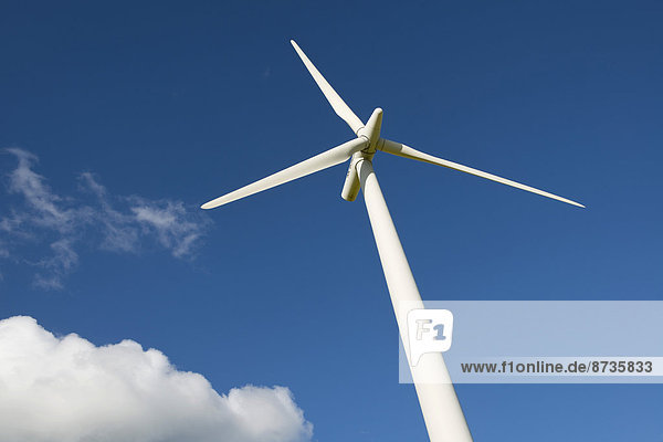 Windturbine Windrad Windräder Deutschland Thüringen