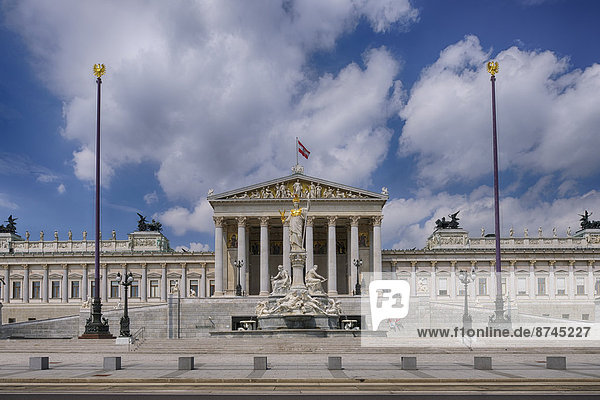 Wien,  Hauptstadt , Parlamentsgebäude , Statue , Österreich , österreichisch