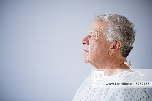 Patientin  Senior  Senioren  Ansicht  Seitenansicht