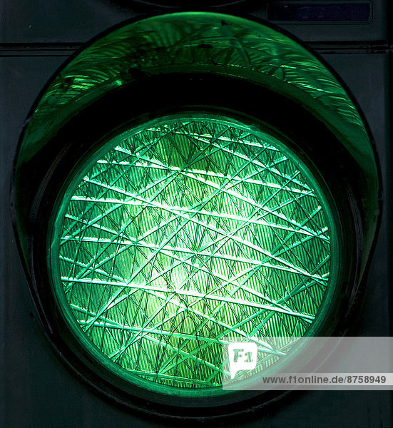 close-up daytime detail Germany glow green light nobody North Rhine-Westphalia one object outdoors road traffic sign signal traffic traffic light