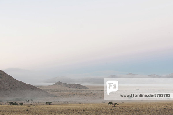 Morgennebel über der Namibwüste  Aus  ?Karas  Namibia