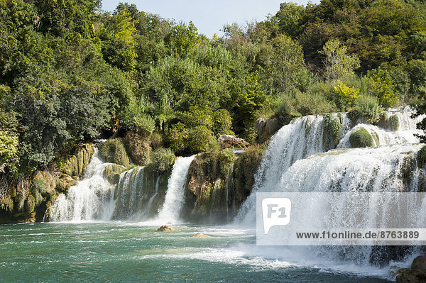 Skradinski buk waterfall  Krka National Park  ?ibenik-Knin County  Dalmatia  Croatia