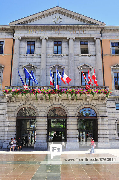Rathaus  Annecy  Haute-Savoie  Rhône-Alpes  Frankreich