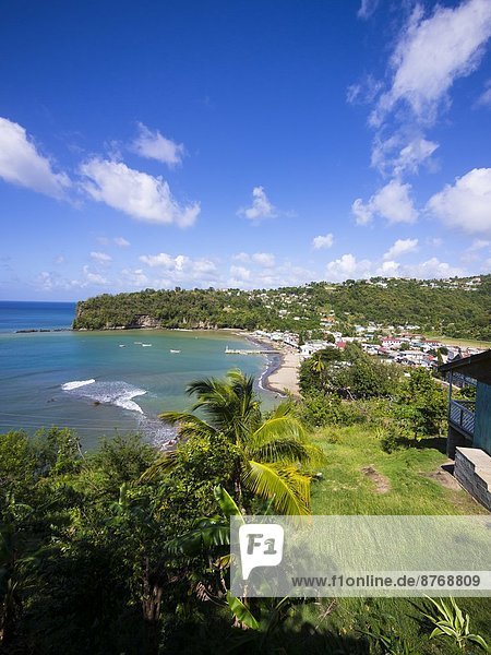 Caribbean  Saint Lucia  View of Anse-la-Raye