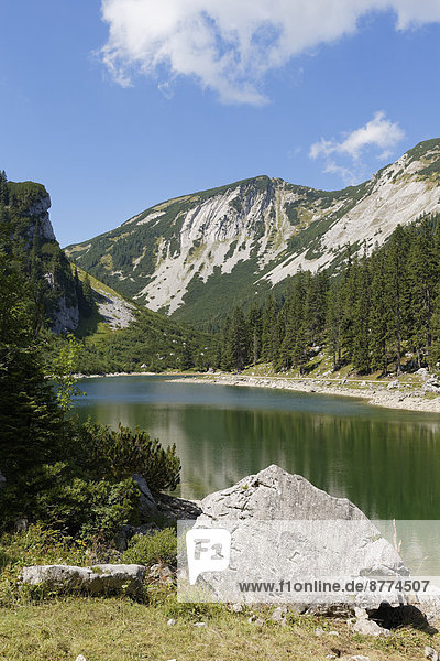 Deutschland Bayern Mangfallgebirge Soinsee und Hochmiesing