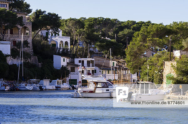 Spanien  Balearen  Mallorca  Santanyi  Blick auf das Dorf