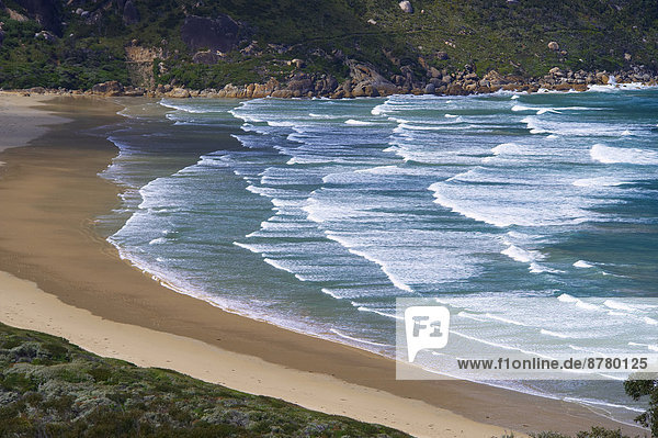 Australia  cliff  rock  sea  sand beach  Victoria  waves  Wilsons Promontory  national park  coast  waves