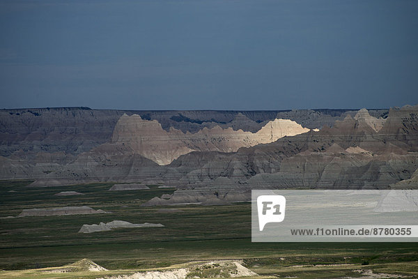 Vereinigte Staaten von Amerika  USA  Nationalpark  Felsbrocken  Amerika  Landschaft  Steppe  South Dakota