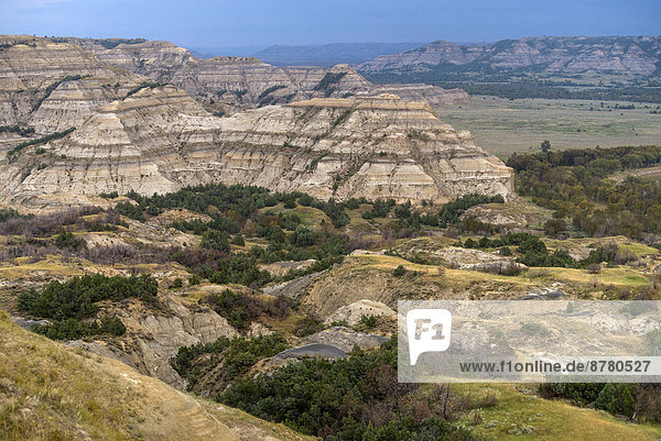 Vereinigte Staaten von Amerika  USA  Nationalpark  Felsbrocken  Amerika  Landschaft  North Dakota