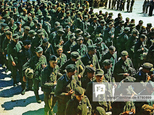 WW II  historical  war  world war  second world war  operation Overlord  Overlord  invasion  German  prisoners  Nazi  National Socialist  soldier  Gosport  June  1944  Nazi  National Socialist  Hampshire  United Kingdom  Great Britain
