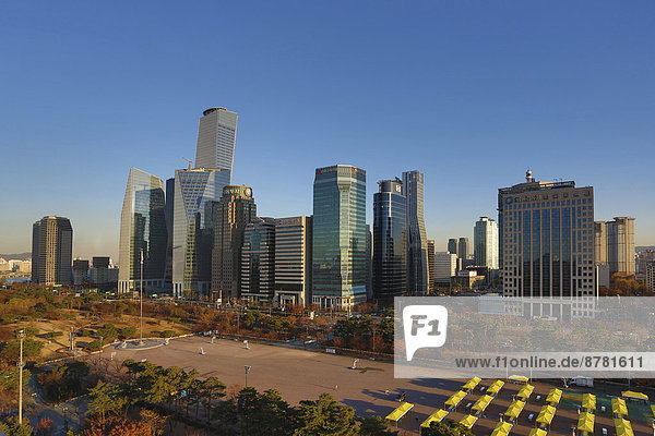 Seoul, Hauptstadt , Einkaufszentrum , Panorama , Skyline, Skylines , Finanzen , Reise , Großstadt , Architektur , bunt , Globalisierung , Tourismus , Korea , Asien , neu