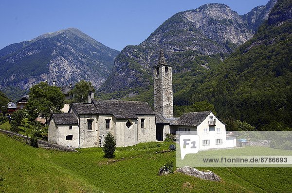 Europe  Switzerland  Ticino Canton   Maggia Valley   Broglio village                                                                                                                                    